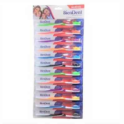 CEPILLO DENTAL BIENDENT ADULTO, TIRA CON 12