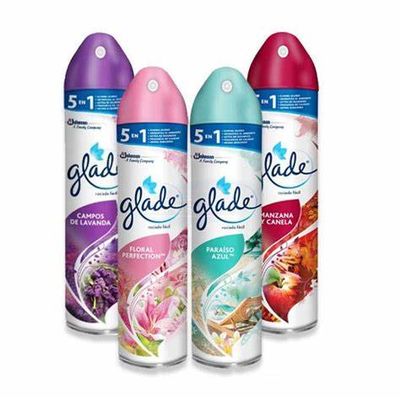 AROMA GLADE AEROSOL 275ML SURTIDO, CON 3