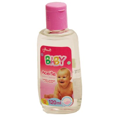 ACEITE AVANT PARA BEBE, 125ML, ROSA, CON 6