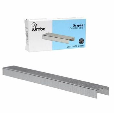 GRAPA 6MM STD, CAJA CON 5,000, 3 CAJAS POR: