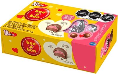 BONOBON FRESA/CHOCOLATE, CON 18