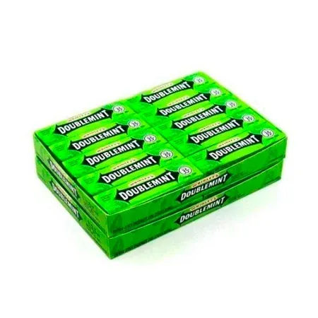 CHICLE DOUBLEMINT, TIPO AMERICANO, CON 20