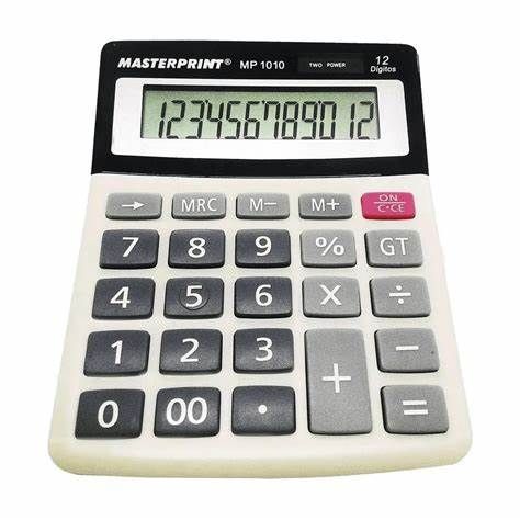 CALCULADORA DE ESCRITORIO 12 DIGITOS MEDIANA (imagen ilustrativa)