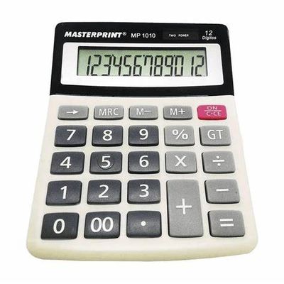 CALCULADORA DE ESCRITORIO 12 DIGITOS MEDIANA (imagen ilustrativa)
