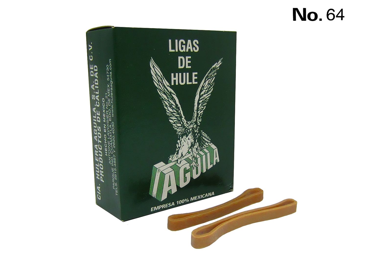 LIGA #64 NATURAL, CAJA CON 100GRS, CON 3 CAJAS