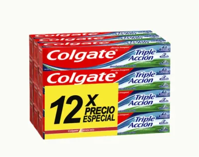 PASTA COLGATE 75ML, TRIPLE ACCION CON 12
