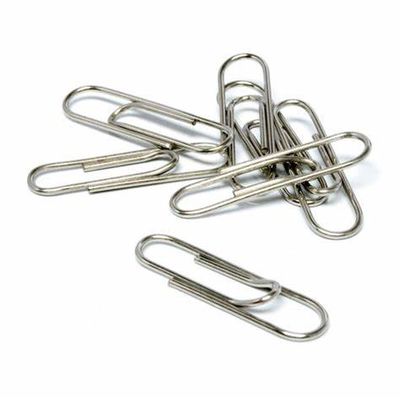 CLIP STANDARD, NIQUELADO, 33MM, #1, CON 10 CAJAS