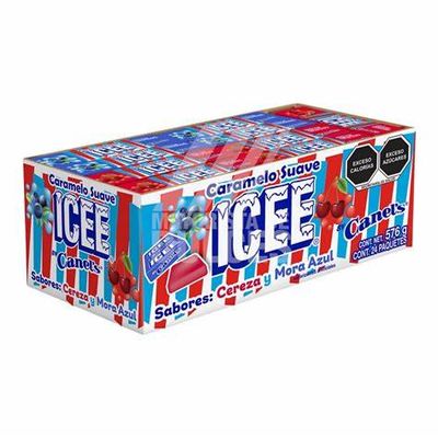 CARAMELO ICEE TUBO SUAVE CON 24