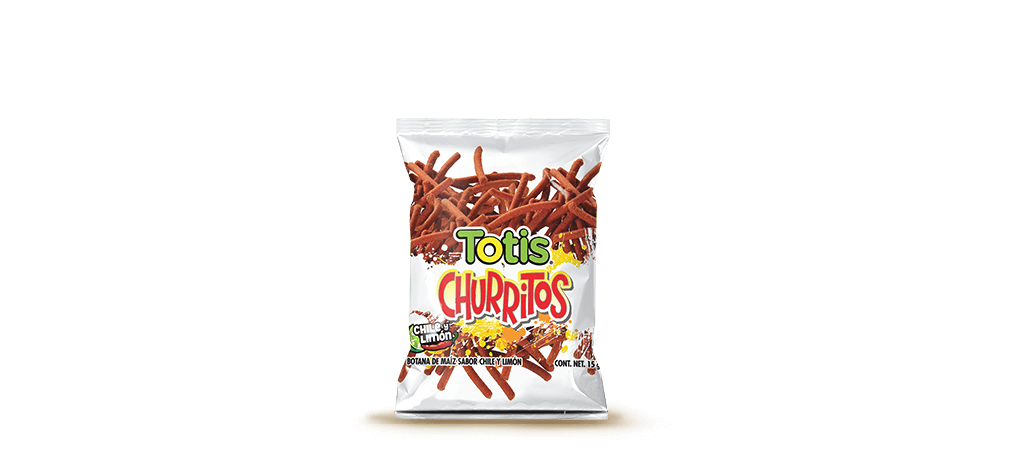 FRITURAS CHURRITOS TOTIS CHILE/LIMON CON 25