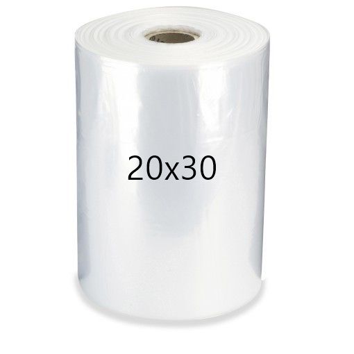 BOLSA EN ROLLO 20X30, BAJA DENSIDAD, GRUESA, TRANSPARENTE