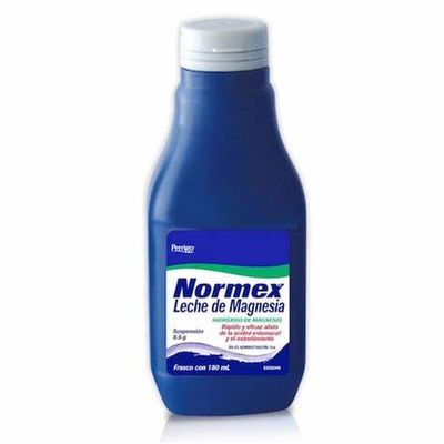 LECHE DE MAGNESIA, SUSPENSION, 180ML, CON 3
