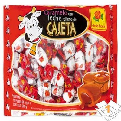 CARAMELO DE LA ROSA CAJETA CON 100