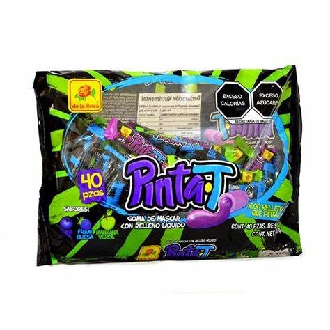 CHICLE PINTA T EN BOLSA, CON 40