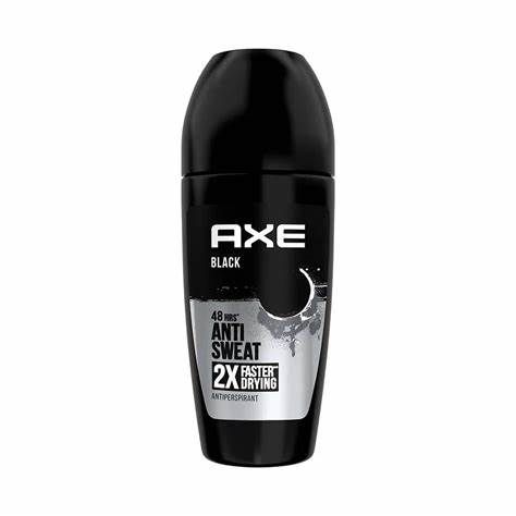 DESODORANTE ANTI TRANSPIRANTE AXE ROLL-ON 50ML BLACK CON 3