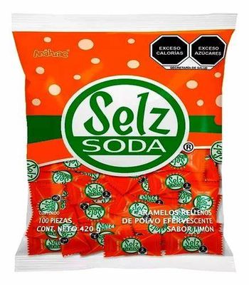 CARAMELO ZELS SODA CON 100
