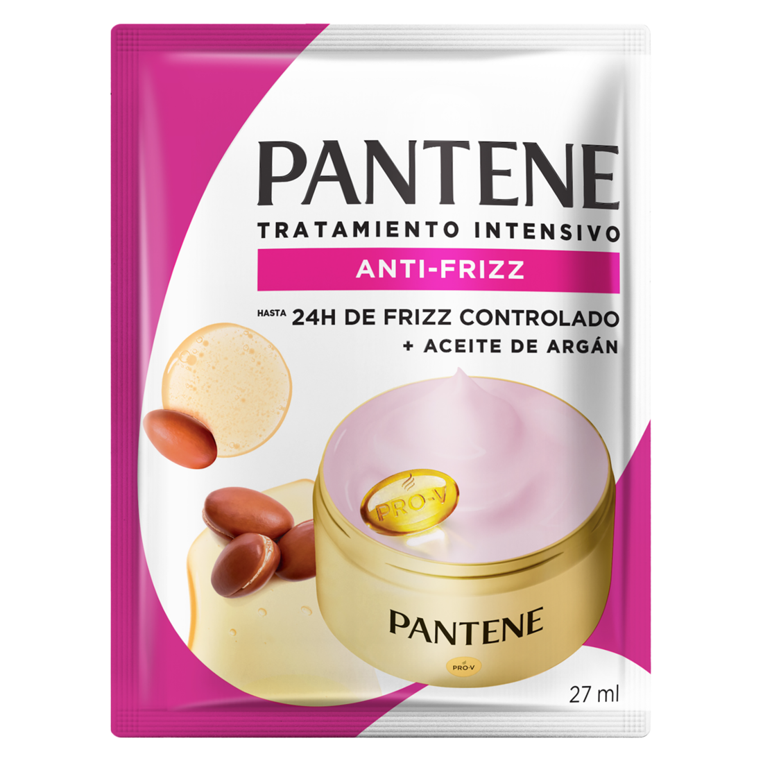 TRATAMIENTO PANTENE 27ML ANTI FRIZZ CON 8