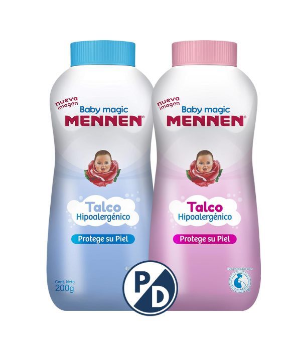 TALCO MENNEN 200 GR. SURTIDOS (1 ROSA + 1 AZUL)