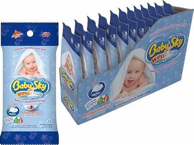 TOALLAS HUMEDAS BABY SKY EXIB C/12 BOLSAS C/12