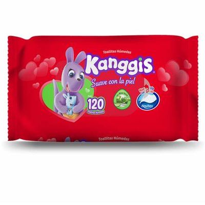 TOALLAS HUMEDAS KANGGIS C/120, CON 6