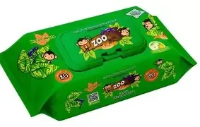 TOALLAS HUMEDAS ZOO C/15 T C/32 P SURTIDA