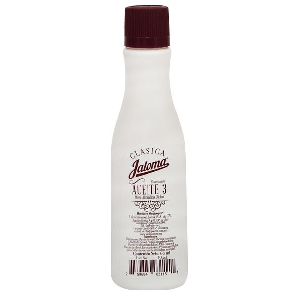 ACEITE DEL OSO 3 JALOMA 60 ML. ALM RNO OLV, CON 6
