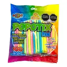 POPOTIX MINI, MULTIPLES SABORES, BOLSA CON 100, CON 3 BOLSAS