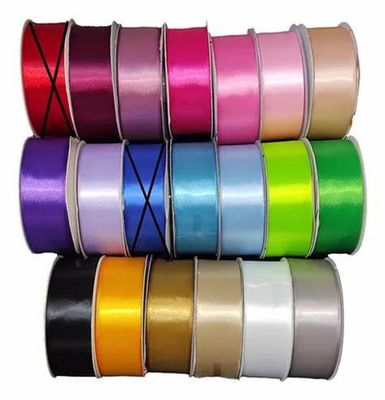 LISTON SATIN FIORI #9, 45MTS, COLOR A ELEGIR POR EL CLIENTE