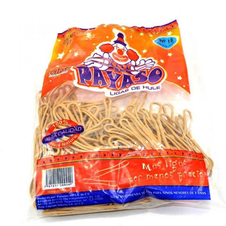 LIGA #18 NATURAL, PAYASO, CON 80GR, CON 3 BOLSAS