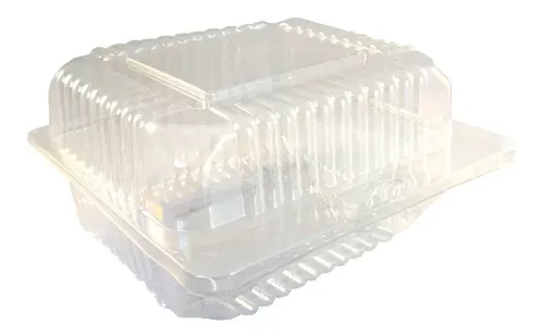 CAJA BISAGRA TRANSPARENTE, DOMO, CON 25