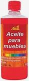 ACEITE PARA MUEBLES ALA, BOTELLA CON 250ML, ROJO, CON 6 BOTELLAS