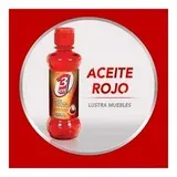 ACEITE PARA MUEBLES 3 EN 1, BOTELLA CON 240ML, ROJO, CON 3 BOTELLAS
