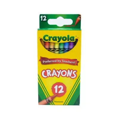 CRAYONES DE 12, STD, CRAYOLA, CON 6
