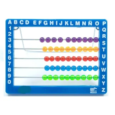 ABACO DE PLASTICO CHICO, CON 5