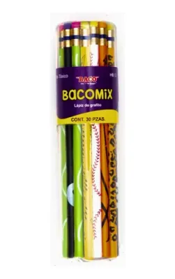 LAPIZ GRAFITO BACONEON, BOTE CON 30