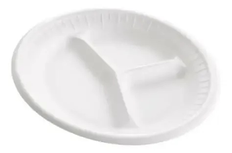 PLATO TERMICO #8, REDONDO, CON DIVISION, BOLSA CON 20, CON 6 BOLSAS