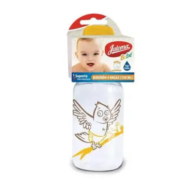 BIBERON JALOMA 4OZ, DECORADO, CON 6