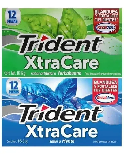 CHICLE TRIDENT XTRACARE