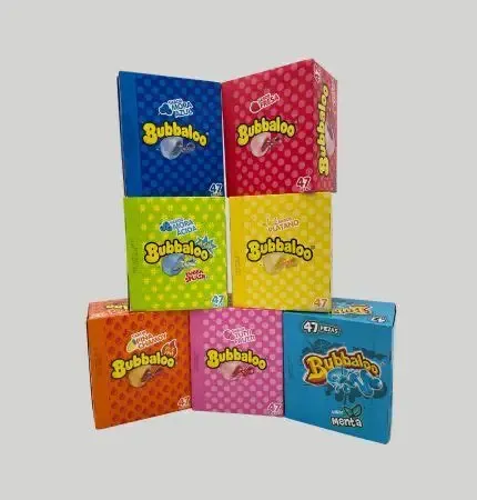 CHICLE BUBBALOO CON 47 PIEZAS