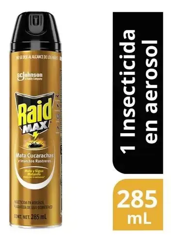 INSECTICIDA RAID MAX 285ML, CON 3