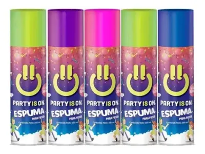 ESPUMA PARTY 250ML, TRADICIONAL, CON 6