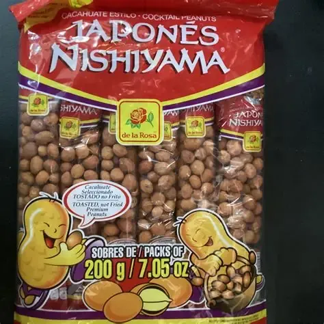 CACAHUATE JAPONES DE LA ROSA 200GR, CON 6
