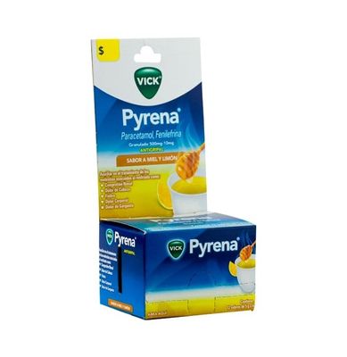 VICK PYRENA ANTIGRIPAL 1 C/12, MIEL/LIMON