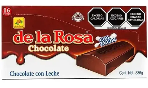 CHOCOLATE RELLENO SUIZO DE LA ROSA CON 16