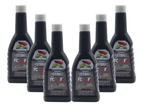 ACEITE ROSHFRANS DE 2 Y 4 TIEMPOS, 250ML, CON 6