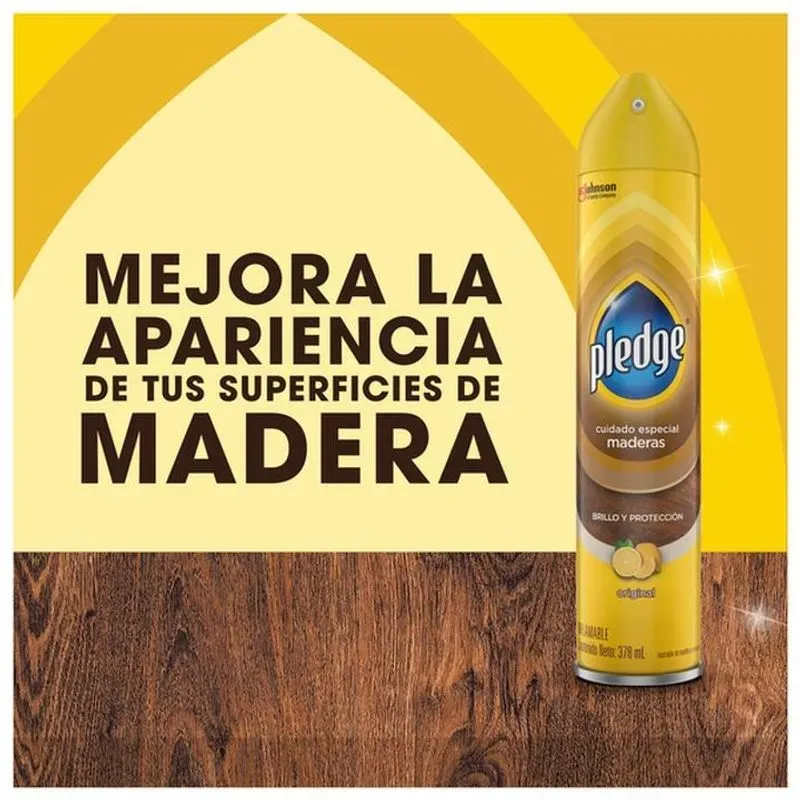 ACEITE PARA MUEBLES PLEDGE 378ML MADERAS