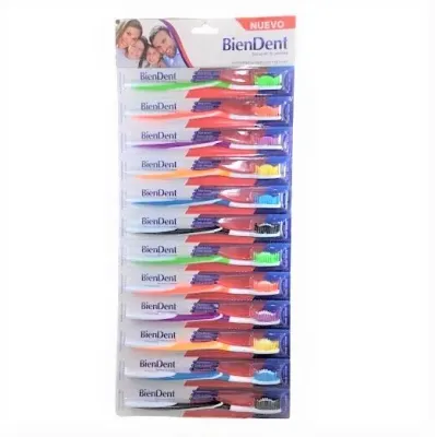 CEPILLO DENTAL BIENDENT, TIRA CON 12