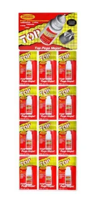 PEGAMENTO TOP 3.5GR EXHIBIDOR CON 12