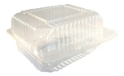 CAJA BISAGRA TRANSPARENTE, DOMO, CON 25