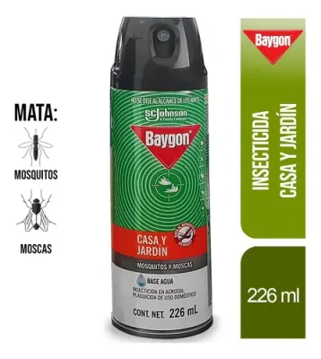 INSECTICIDA BAYGON CASA Y JARDIN 226ML,