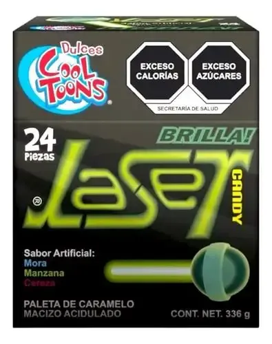 PALETA COOL TOONS NEON CON 24, LASER
